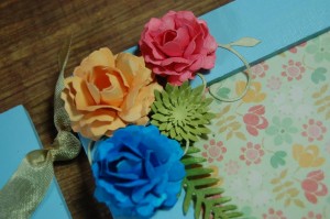Flowers Created With Diemond Dies Realistic Roses Die Set