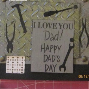 Father's Day Card Using Mr. Fix It Tools Die Set