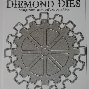 Diemond Dies Steampunk Gears Mini Album Die Set