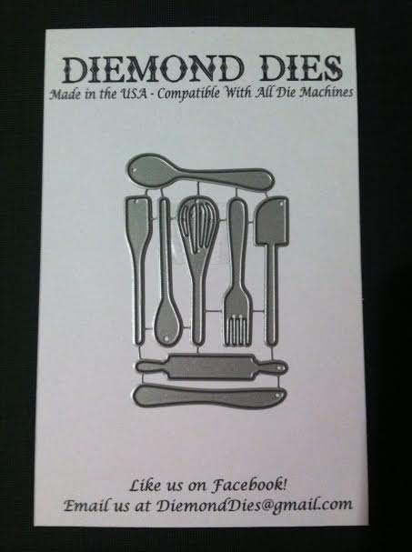 Diemond Dies Mini Kitchen Utensils Die Set