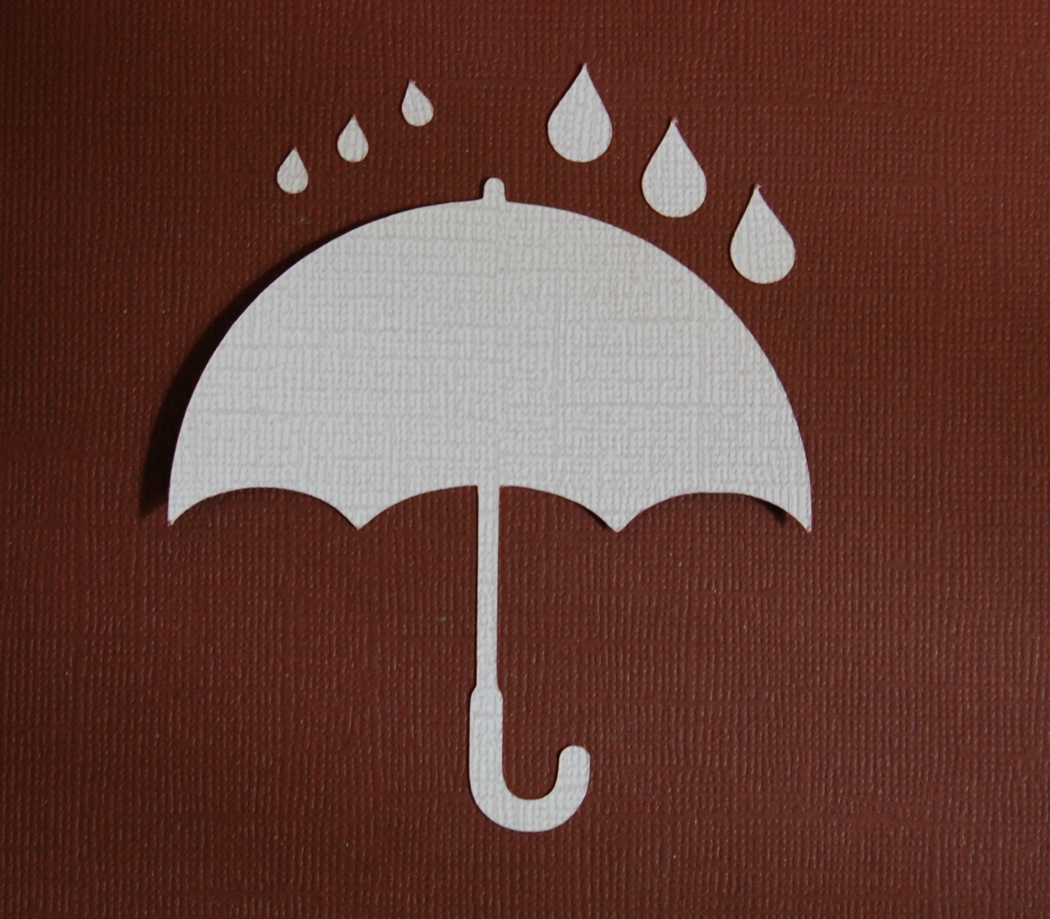Diemond Dies Umbrella and Raindrops Die Set