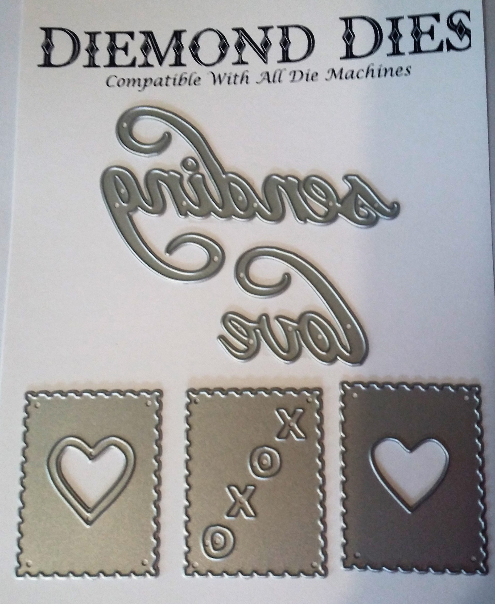 Diemond Dies Sending Love Die Set