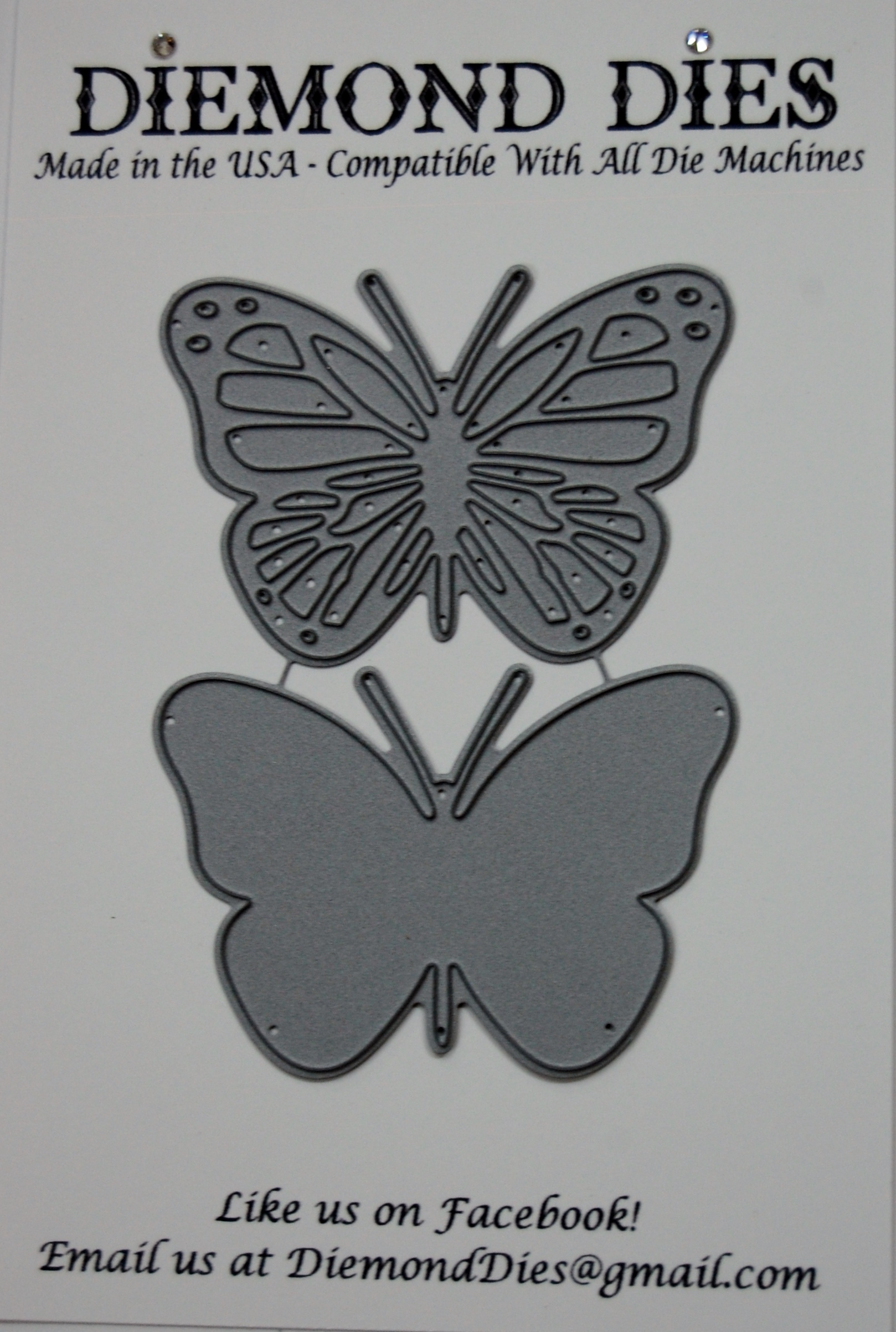 Download Diemond Dies Monarch Butterfly Die Set - Large ...